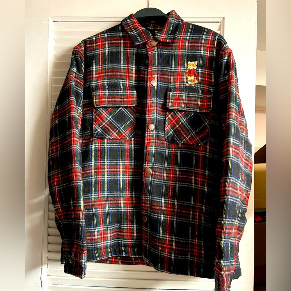 Akoo Men's Elevate LS woven plaid jacket Red Size S-2XL